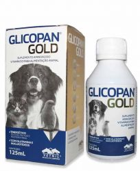 Glicopan Gold 125ml Vetnil Suplemento Vitaminico
