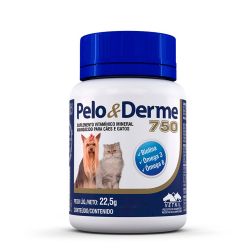 Pelo & Derme 750 - 60 Capsula 45g - Suplemento Vitaminico Mineral