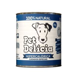 Ração Úmida Pet Delícia Lata Dieta Hipercalórica para Cães Adultos - 320g