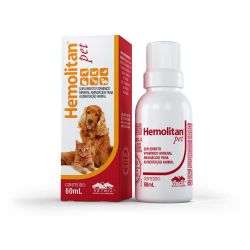 Hemolitan Pet Gotas 30ml Suplemento Vitamínico Mineral