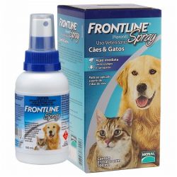 Frontline Spray Cão e Gato 100ml - Filhote Antpulga e Carrapato