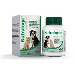 Nutralogic 60 Comprimidos 75g Suplemento Vitamínico Vetnil