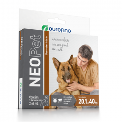 Neopet Antipulgas e Carrapatos Ourofino para Cães de 20Kg até 30kg